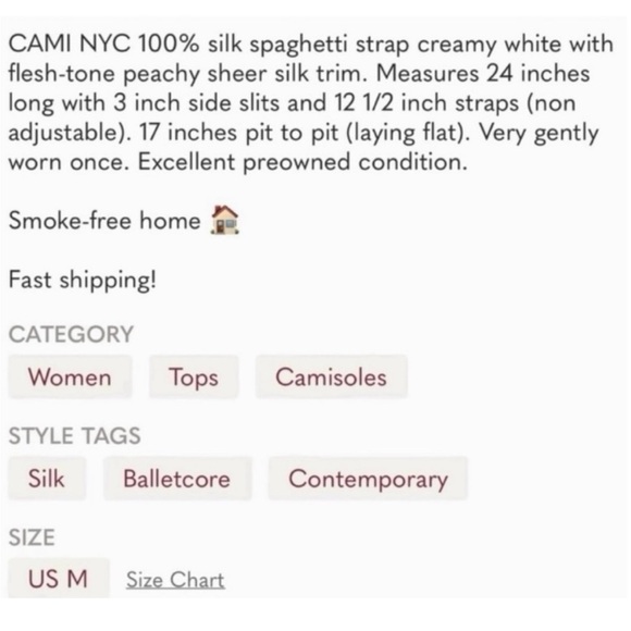 CAMI NYC Silk Spaghetti Strap Camisole - Picture 12 of 12